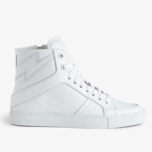 Zadig & Voltaire Women's ZV1747 Flash High-Top Sneakers SZ 40